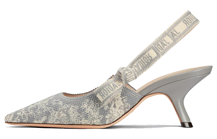 (Women) Dior J'Adior Slingback High Heels 'Grey' KDP761TJE_S37W