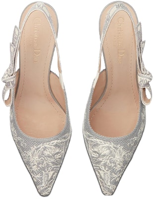 (Women) Dior J'Adior Slingback High Heels 'Grey' KDP761TJE_S37W Lookbook (Women) Dior J'Adior Slingback High Heels 'Grey' KDP761TJE_S37W