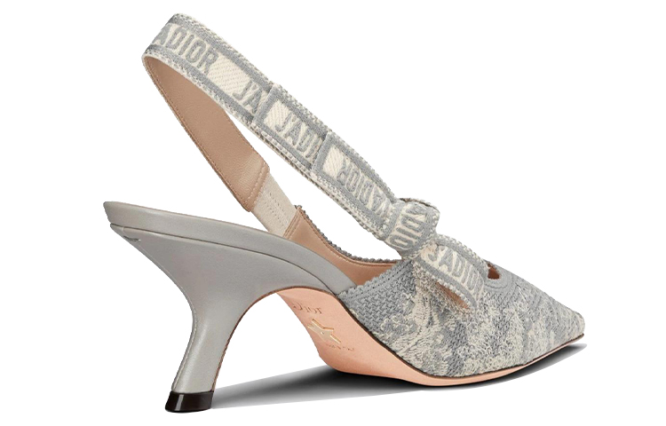 Shop (W) Dior J'Adior Slingback Heels Tinggi 'Abu-abu' KDP761TJE_S37W
