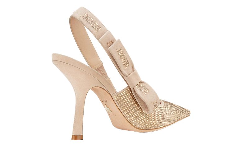 Shop (W) Dior J'Adior Slingback Tumit Tinggi 'Nude' KDP863CST_S31U