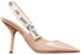 (W) Dior J'Adior Slingback Tumit Tinggi 'Nude Patent' KDC201VNR_S12U