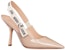 (W) Dior J'Adior Slingback Tumit Tinggi 'Nude Patent' KDC201VNR_S12U