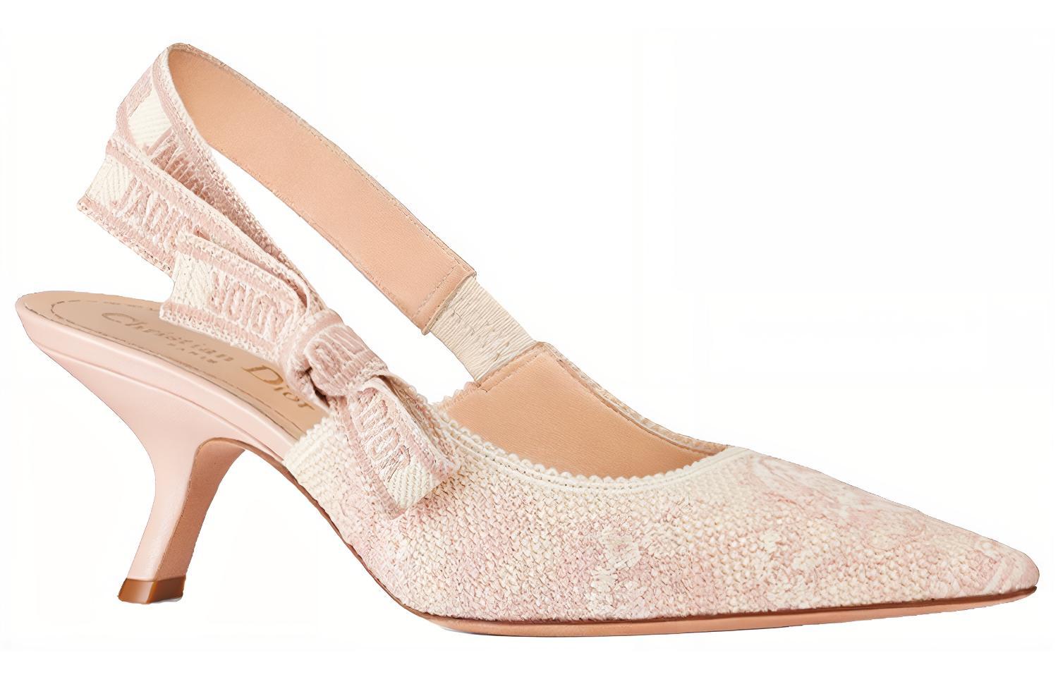 Order (W) Dior J'Adior Sepatu Hak Tinggi Slingback 'Merah' KCP866EFR_S23V KDP761TJE_S46P