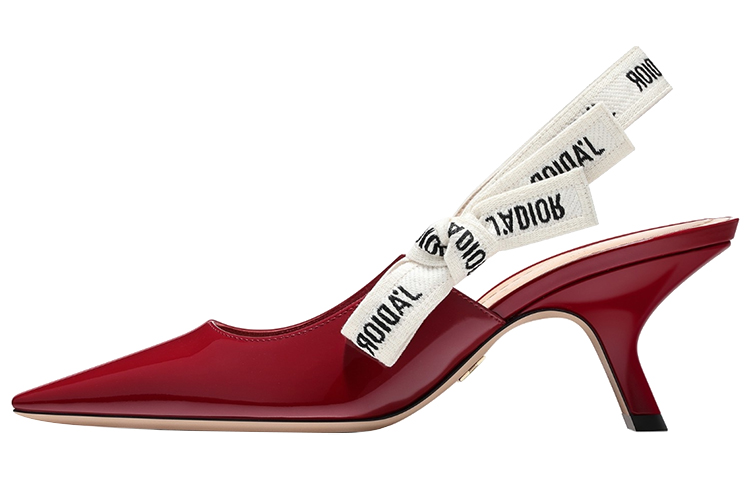 (Women) Dior J'Adior Slingback High Heels 'White' KDP711PGR_S10W