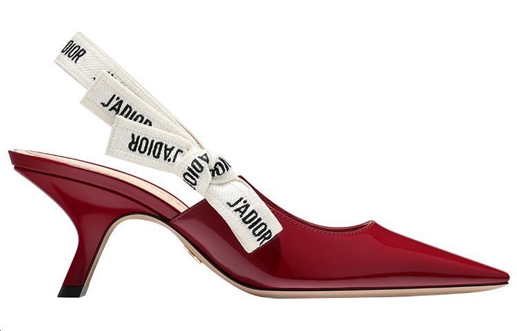 Order (W) Dior J'Adior Slingback Heels Hak Tinggi 'Putih' KDP711PGR_S10W KDC200VNR_S23R