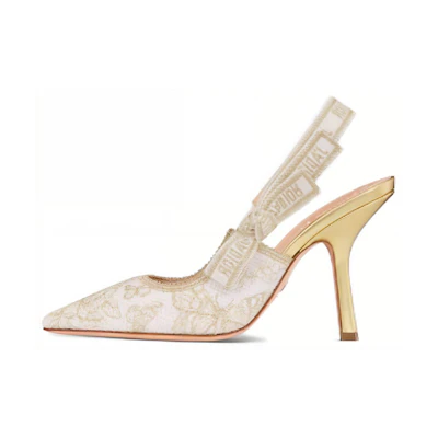 (W) Dior J'Adior Slingback Pump 'Black and White' KDP866MPK_S19W