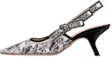 Buy (W) Dior J'Adior Slingback Pump 'Hitam dan Putih Reben' KDP866KPY_S15W