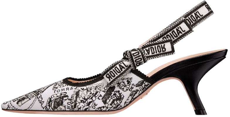 (W) Dior J’Adior Slingback Pump 'Hitam Putih' dengan Pita KDP866KPY_S15W Buy (W) Dior J’Adior Slingback Pump 'Hitam Putih' dengan Pita KDP866KPY_S15W