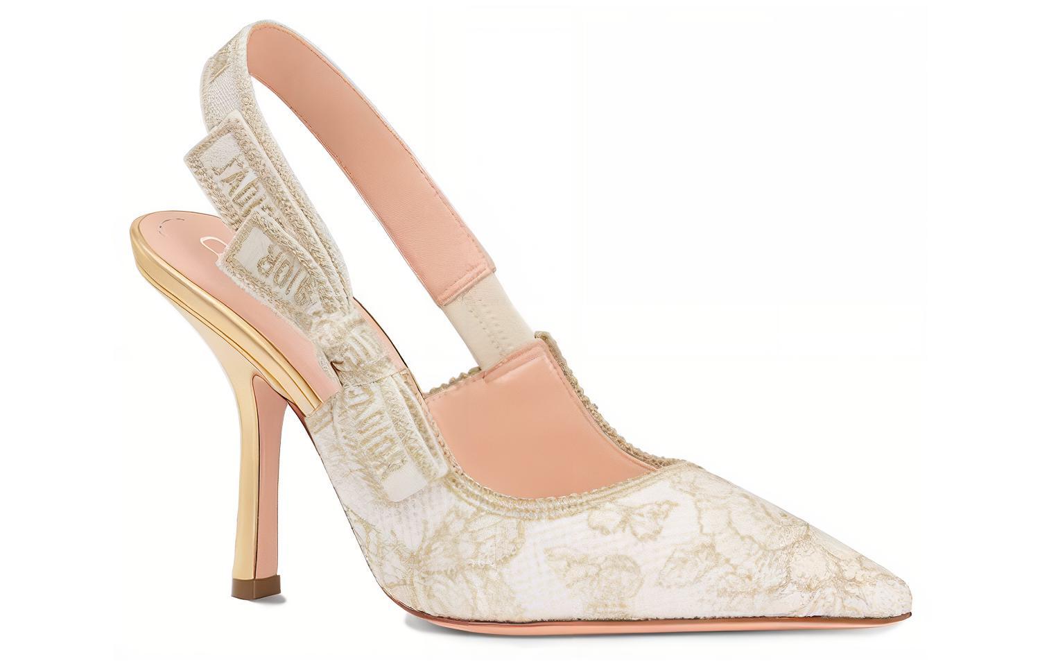 Lookbook (W) Dior J'Adior Slingback Pump 'Hitam dan Putih' KDP866MPK_S19W KDP867ESR_S49K