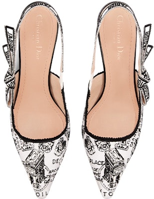 (Women) Dior J'Adior Slingback Pump 'Black and White Embroidery' 6.5cm KCP866KPY_S15W Shop (Women) Dior J'Adior Slingback Pump 'Black and White Embroidery' 6.5cm KCP866KPY_S15W