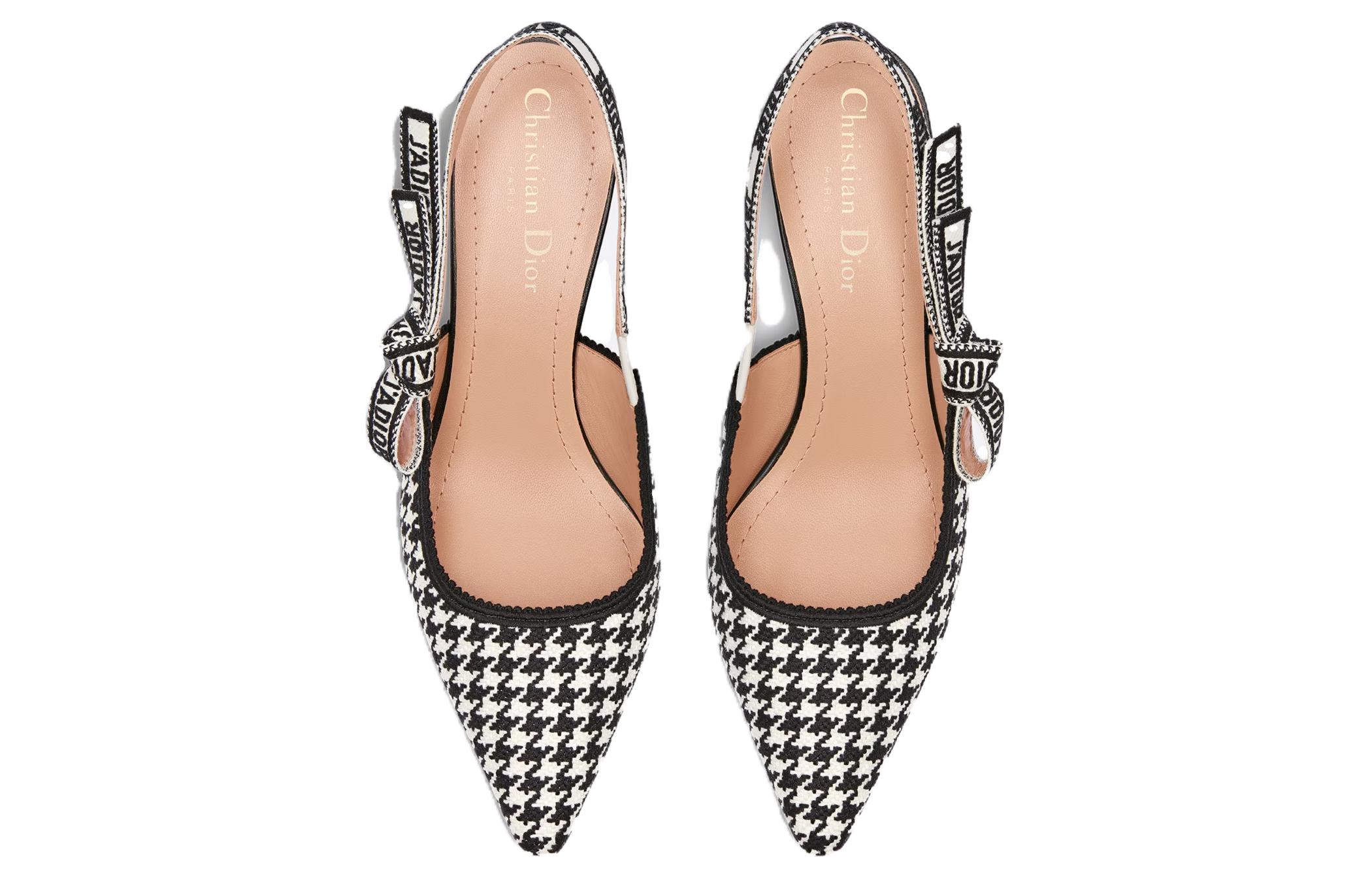 Shop (W) 迪奥 J'Adior 绑带高跟鞋 '黑色织物' KCV038BYE_S900 KDP866MPK_S19W