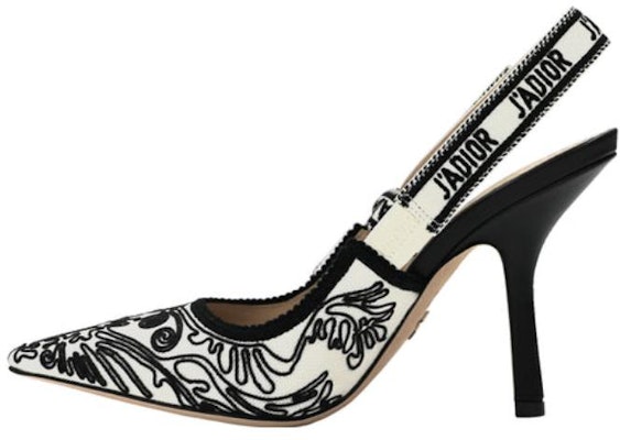 (W) Dior J'Adior Slingback Pump 'Hitam Putih' KCP867KPY_S11X KCP762CON_S17X Buy (W) Dior J'Adior Slingback Pump 'Hitam Putih' KCP867KPY_S11X KCP762CON_S17X