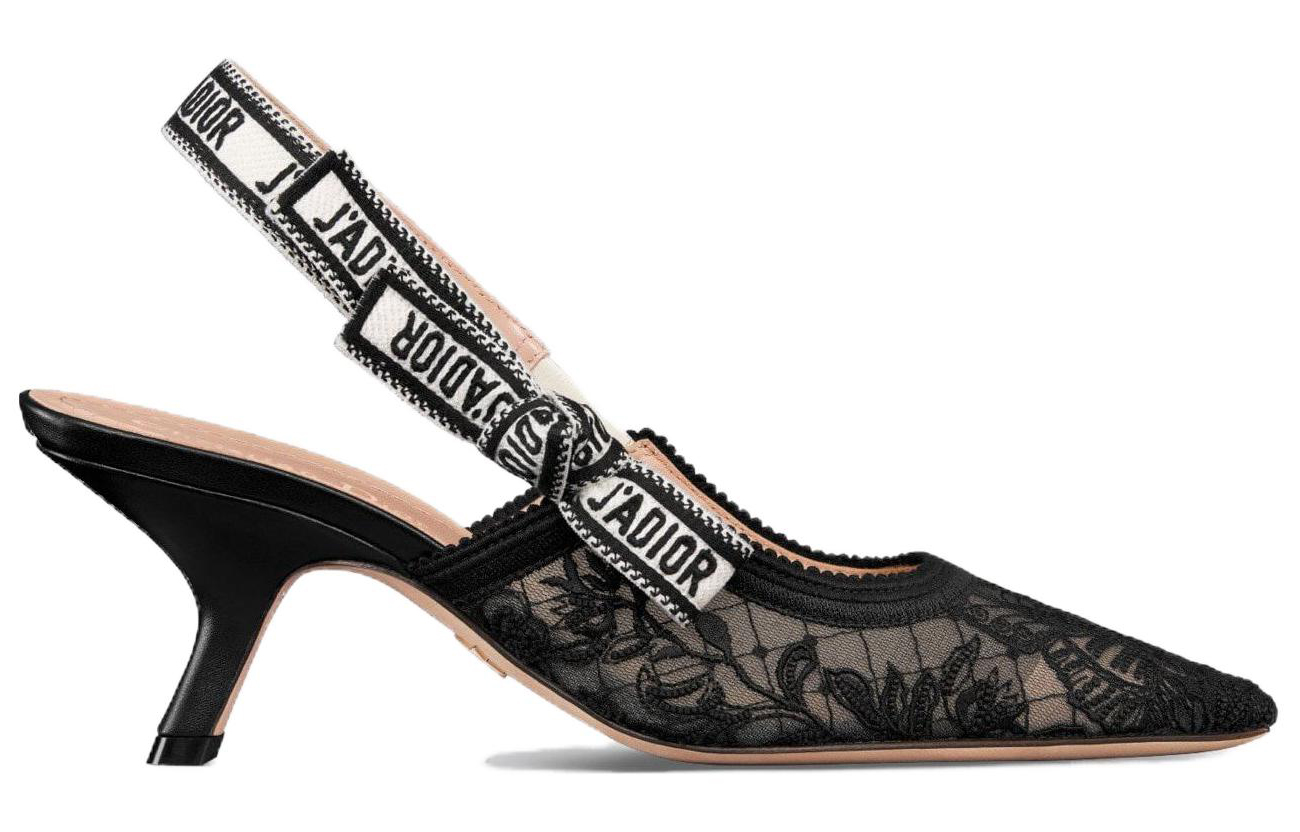 Order (W) Dior J'Adior Slingback Pump 'Hitam Putih' KCP762CON_S17X KCV038BYE_S900