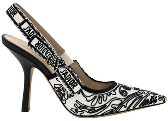 (Women) Dior J'Adior Slingback Pump 'Black White' KCP867KPY_S11X Order (Women) Dior J'Adior Slingback Pump 'Black White' KCP867KPY_S11X
