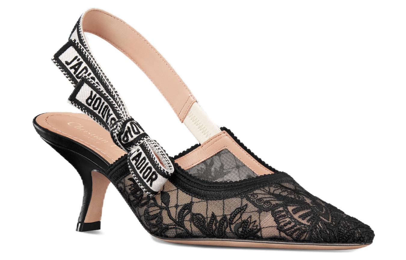 Lookbook (W) Dior J'Adior Slingback Pump 'Hitam Putih' KCP762CON_S17X KCV038BYE_S900
