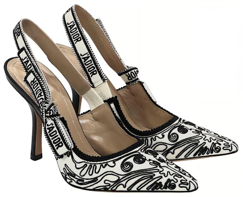 (W) Dior J'Adior Slingback Pump 'Negro Blanco' KCP867KPY_S11X KCP762CON_S17X Lookbook (W) Dior J'Adior Slingback Pump 'Negro Blanco' KCP867KPY_S11X KCP762CON_S17X