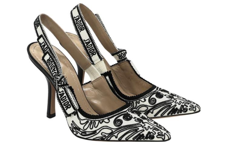 W) Dior J'Adior スリングバックパンプス (黒/白) KCP762CON_S17Xを購入 - Novelship