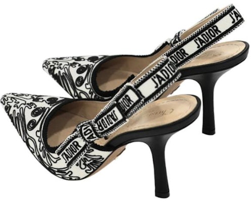 (W) Dior J'Adior Slingback Pump 'Hitam Putih' KCP867KPY_S11X KCP762CON_S17X Shop (W) Dior J'Adior Slingback Pump 'Hitam Putih' KCP867KPY_S11X KCP762CON_S17X