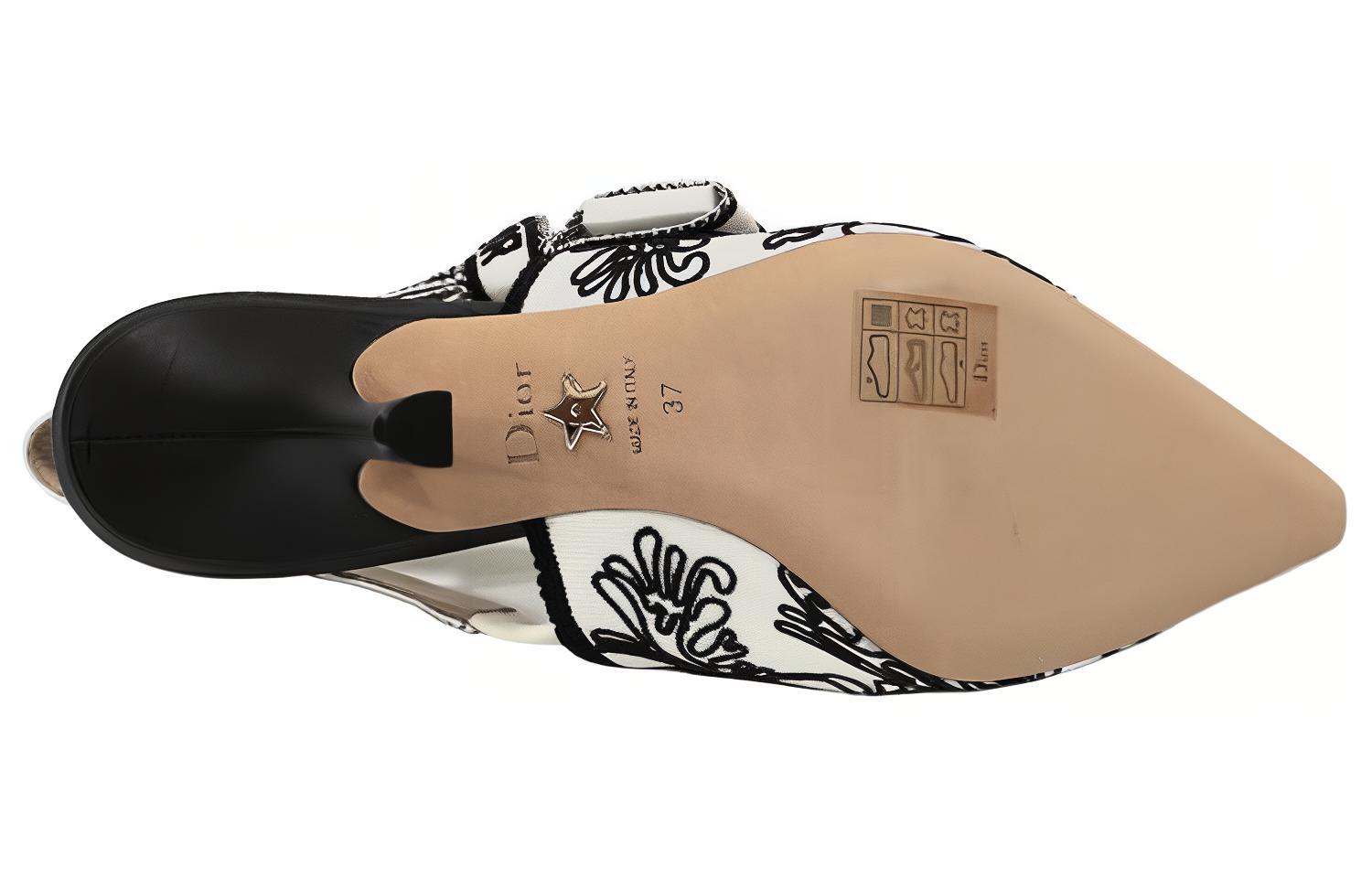 Purchase (W) Dior J'Adior Slingback Pump 'Negro Blanco' KCP867KPY_S11X KCP762CON_S17X