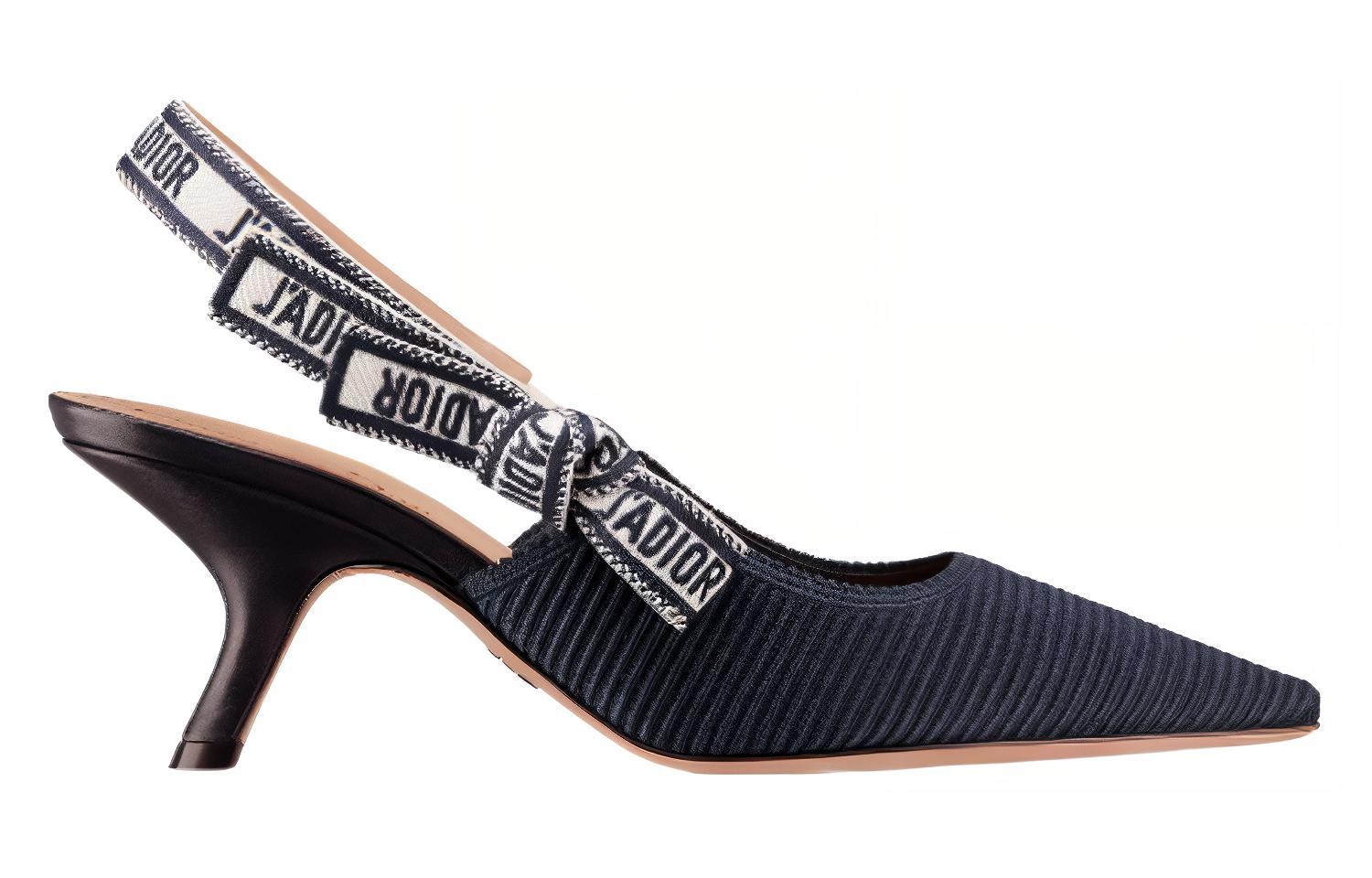 Order (W) Dior ジャディオール スリングバック パンプス 黒 (KCP867FWY_S900) KCP866EFR_S56B