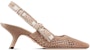 (W) Dior J'Adior Slingback Kasut Bertumit 'Nude' KDP882EMR_S42P