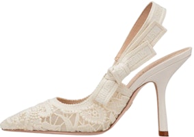 (Women) Dior J'Adior Slingback Pump 'White' KDP945MCM_S03W (Women) Dior J'Adior Slingback Pump 'White' KDP945MCM_S03W