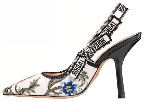 DIOR 迪奧 J'Adior 棉布 刺繡 露跟 細跟 高跟鞋 女款 白色 Buy DIOR 迪奧 J'Adior 棉布 刺繡 露跟 細跟 高跟鞋 女款 白色