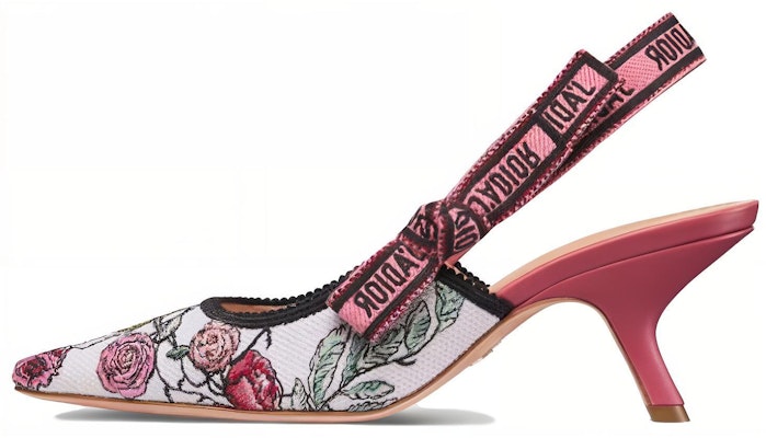 (Women) Dior J'Adior Slingback Pump Nude 'Embroidered Satin Bow' KDP919SEM_S12U Buy (Women) Dior J'Adior Slingback Pump Nude 'Embroidered Satin Bow' KDP919SEM_S12U