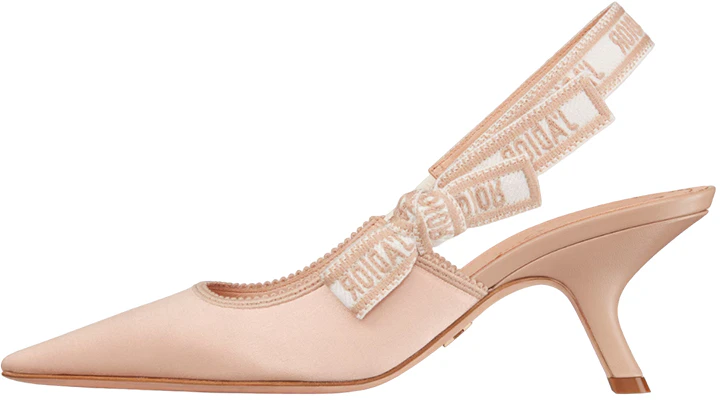 DIOR迪奧 J'Adior 棉布 蝴蝶結 刺繡緞面 細跟 高跟鞋 6.5cm 女款 裸色 Buy DIOR迪奧 J'Adior 棉布 蝴蝶結 刺繡緞面 細跟 高跟鞋 6.5cm 女款 裸色