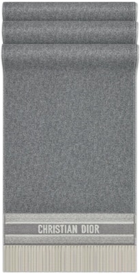 (Women) Dior Jacquard Stripe Pattern Fringe Wool Scarf Women’s Grey Fashionable Accessory 25CDO309I093_C810 Buy (Women) Dior Jacquard Stripe Pattern Fringe Wool Scarf Women’s Grey Fashionable Accessory 25CDO309I093_C810