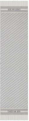 (Women) Dior Jacquard Stripe Pattern Fringe Wool Scarf Women’s Grey Fashionable Accessory 25CDO309I093_C810 Shop (Women) Dior Jacquard Stripe Pattern Fringe Wool Scarf Women’s Grey Fashionable Accessory 25CDO309I093_C810