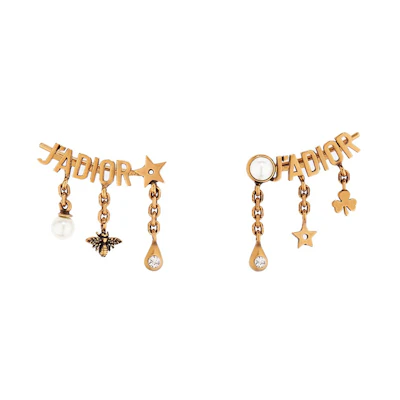 (Women) Dior Jadior Asymmetric Pearl Earrings for Women E1007ADRCY-D908