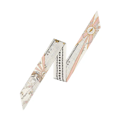 (Women) Dior La Papesse Print Silk Scarf for Women Beige 76MTA106I631-C015