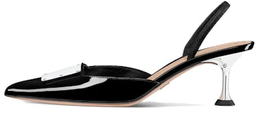 (Women) Dior La Parisienne 6cm 'Black Leather Fashion Stiletto' KDV081PMI_S19X (Women) Dior La Parisienne 6cm 'Black Leather Fashion Stiletto' KDV081PMI_S19X