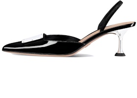 (Women) Dior La Parisienne 'Black Leather Pointed-Toe High Heels' KCV081PMI_S19X (Women) Dior La Parisienne 'Black Leather Pointed-Toe High Heels' KCV081PMI_S19X