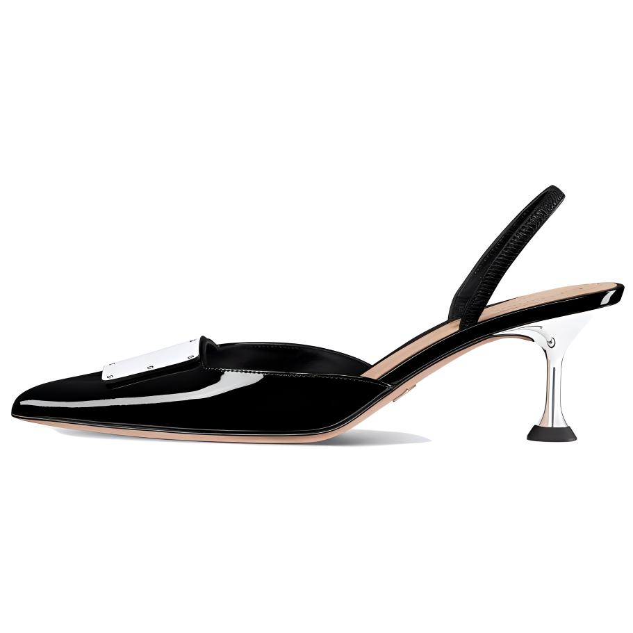 Buy (W) Dior La Parisienne ''Schwarze Leder-Pumps mit Spitzzehen'' KCV081PMI_S19X