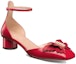 Order (W) Kasut Tumit Blok Kulit Dior ‘Elegant Simplicity’ 3.5cm 'Merah' KDB851VSO_S54R