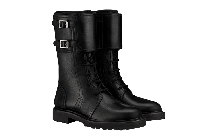 Lookbook (W) 디올 블랙 가죽 앵클부츠 (Dior Black Leather Ankle Boots) KCI589VEA_S900