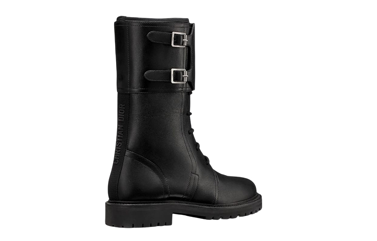 Shop (Women) Dior Leather Ankle Boot 'Black' KCI589VEA_S900