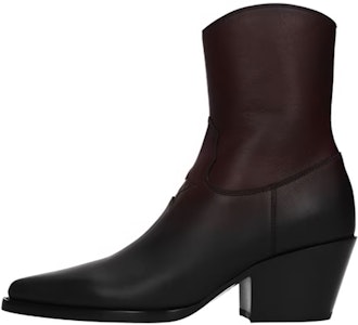 (W) Dior Sepatu Boot Kulit Angkel 'Burgundy' KCI509SHC_S31X Buy (W) Dior Sepatu Boot Kulit Angkel 'Burgundy' KCI509SHC_S31X