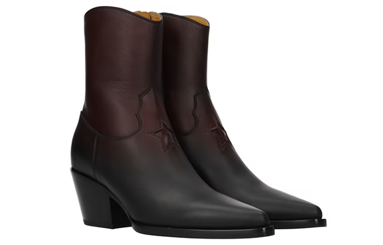 Order (Women) Dior Leather Ankle Boot 'Burgundy' KCI509SHC_S31X