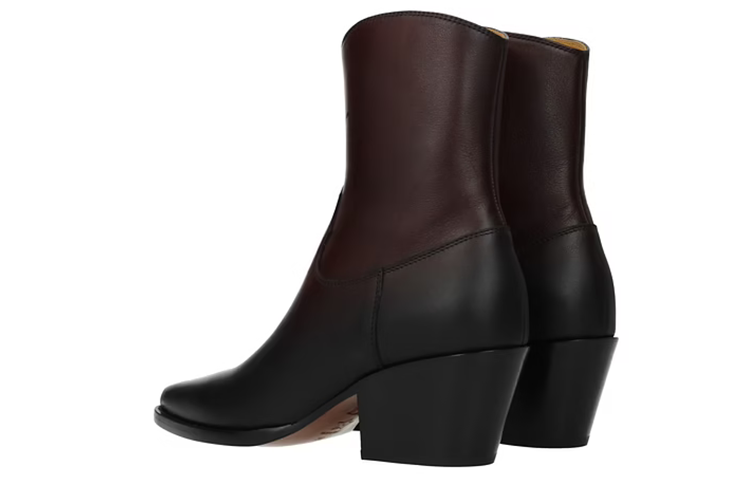 Lookbook (Women) Dior Leather Ankle Boot 'Burgundy' KCI509SHC_S31X