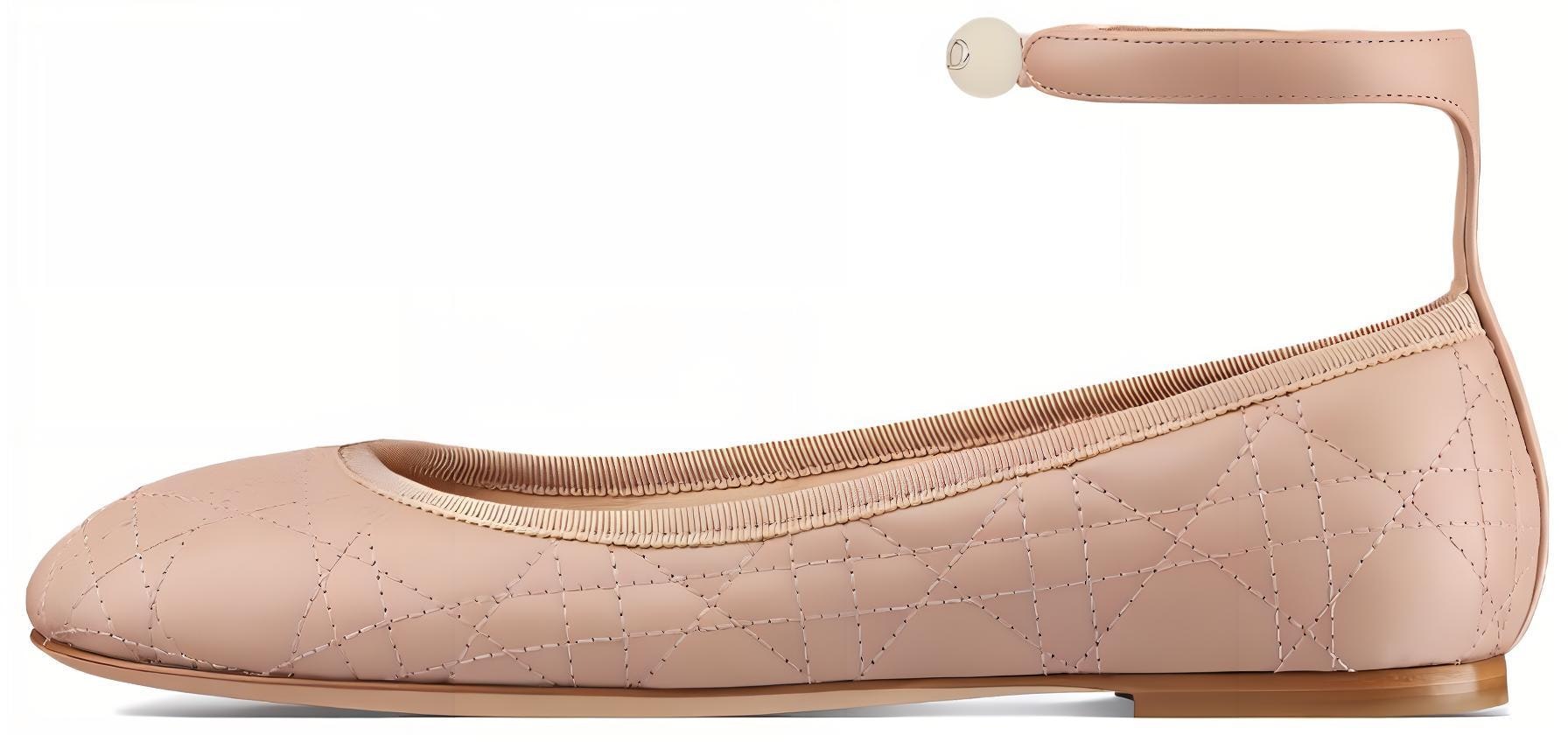 women-dior-leather-buckle-round-toe-nude-kdb-859-cqc-s21-u
