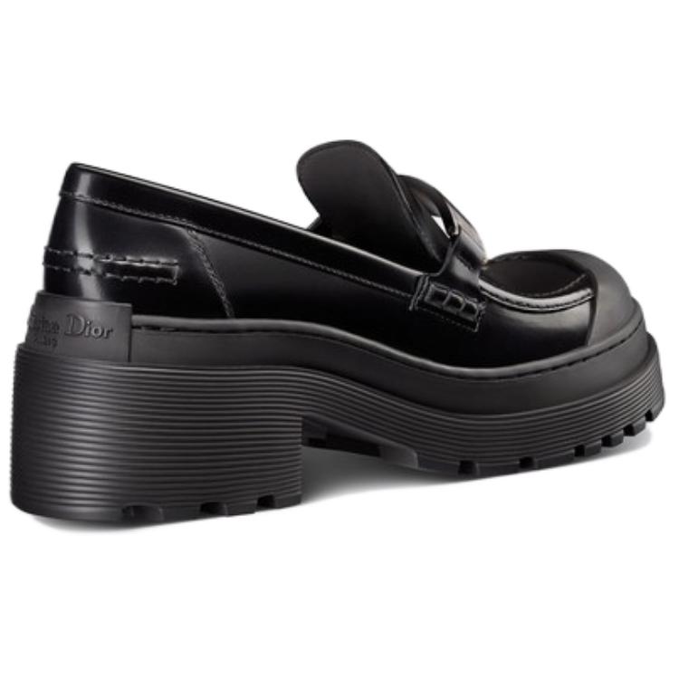 Shop (W) Dior Kulit Fesyen Logo Kasual 'Hitam' KCB749ACA_S20X