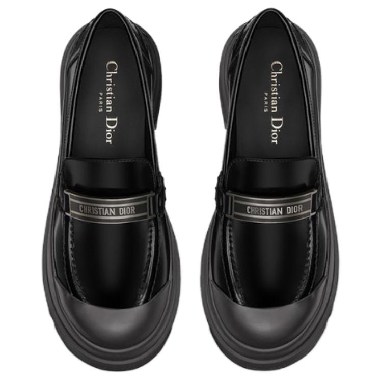 Purchase (W) Dior Kulit Fesyen Logo Kasual 'Hitam' KCB749ACA_S20X