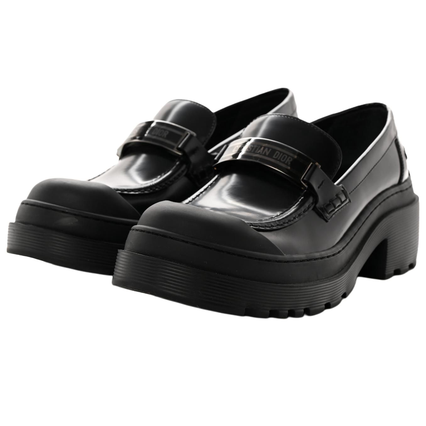 Lookbook (W) Dior Zapatos Planos de Cuero 'Negro' KDB749AC_A20X