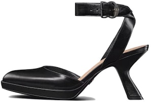 (Women) Dior Leather High-Heeled Sneakers 'Black' KDV097VEA_S900 (Women) Dior Leather High-Heeled Sneakers 'Black' KDV097VEA_S900
