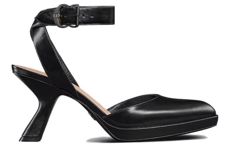 Order (W) Zapatillas Dior de Cuero con Tacón Alto 'Negro' KDV097VEA_S900