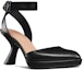 Lookbook (W) Dior Sneakers Tumit Tinggi Kulit 'Hitam' KDV097VEA_S900
