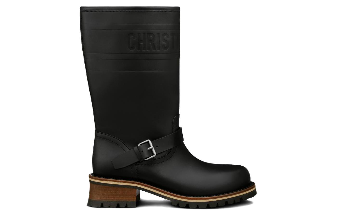 Order (Women) Dior Leather High-Top Slip-On Boot 'Black' KCI660CBO_900